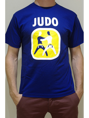 Стильная и практичная футболка из 100% хлопка с надписью «Judo» и картинкой